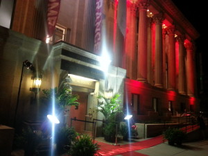 Red Carpet Entrance to McNichols Building